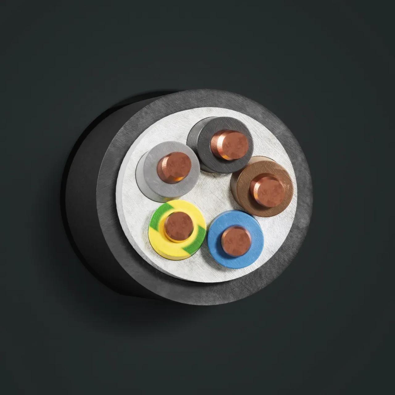 Kabel: N2XH : Querschnitt