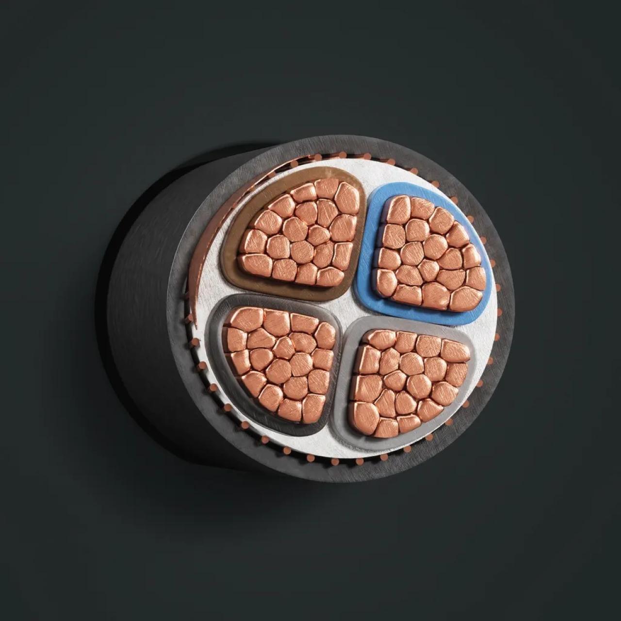 Kabel: N2XCH: Querschnitt