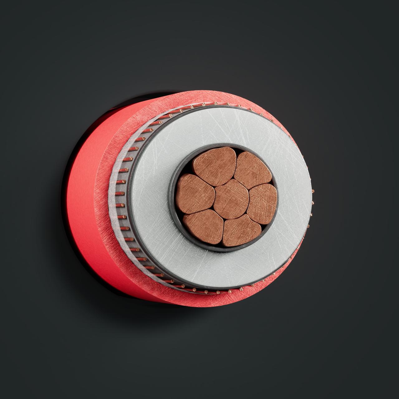 Kabel: N2XSY 18/30 kV: Querschnitt