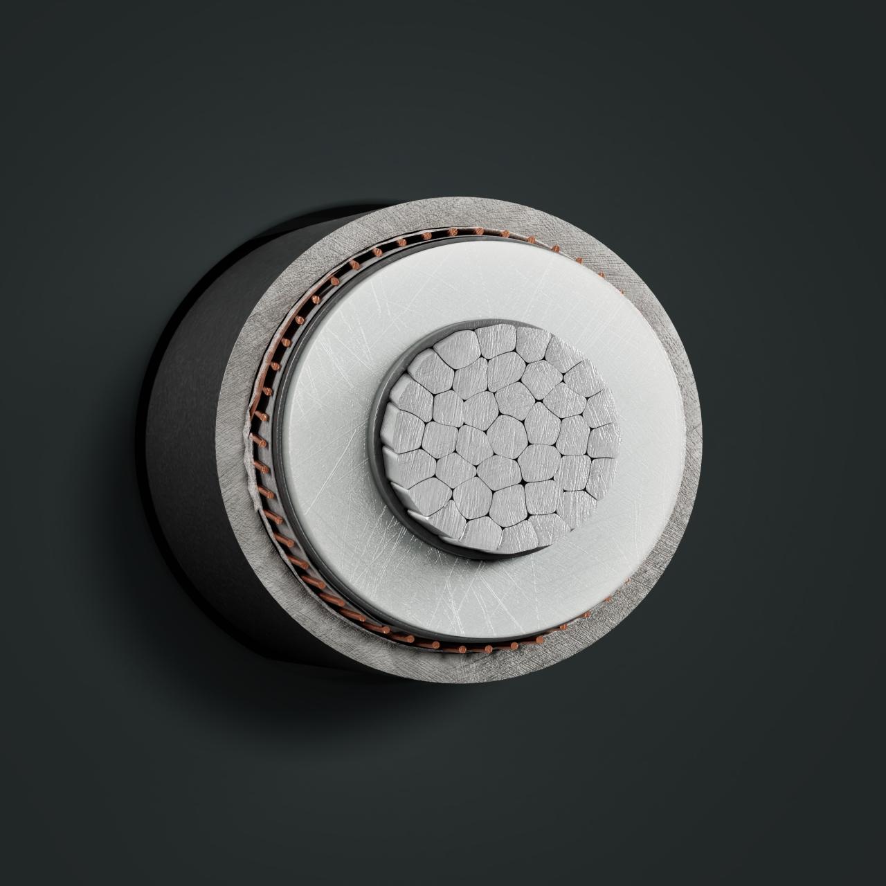 Kabel: NA2XS(F)2Y 18/30 kV: Querschnitt