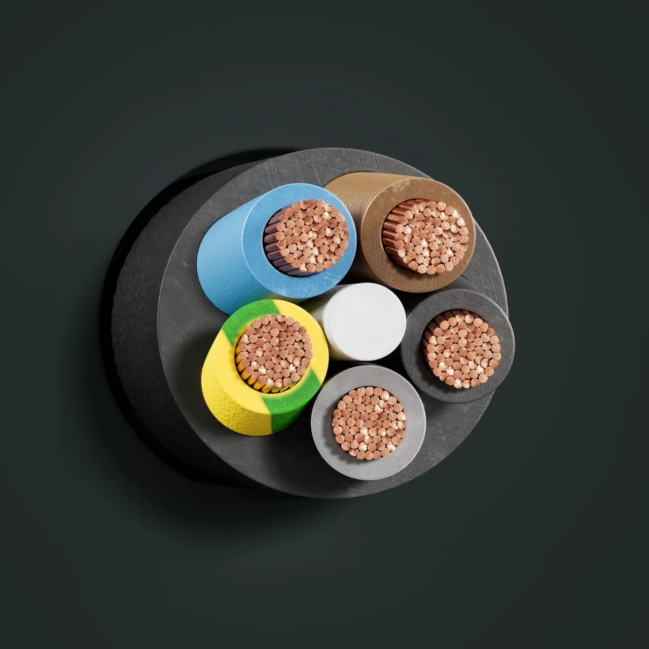 Kabelbild - H05RR-F (GML)