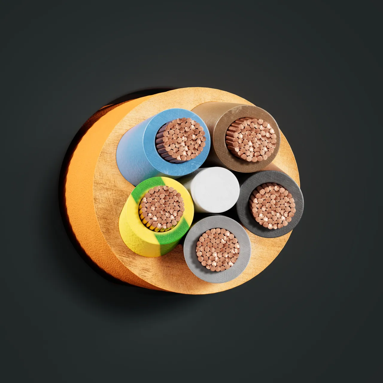 Kabelbild - H05BQ-F (NGMH11YÖ)