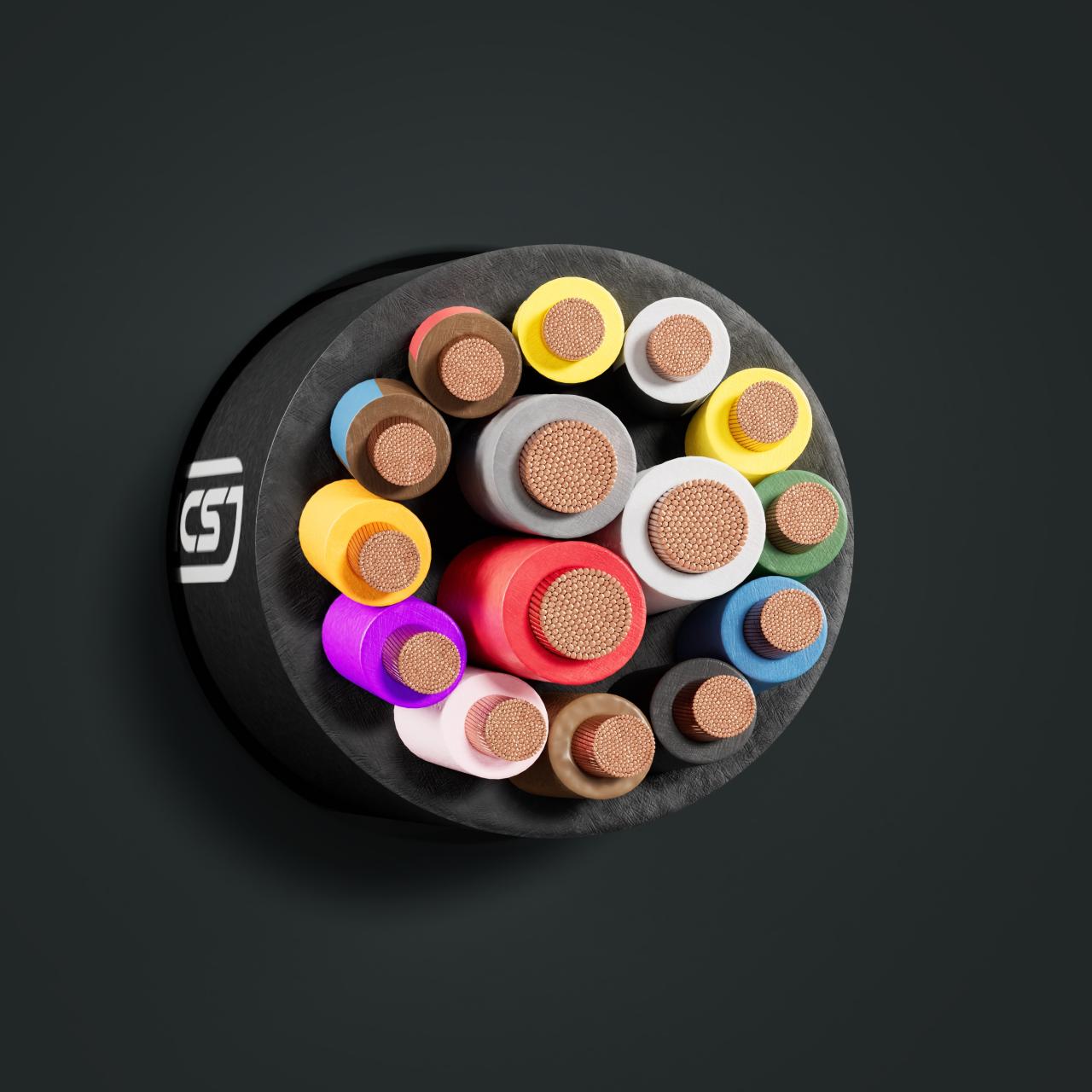 Kabel: FLEXICS® TRUCK FLRYY: Querschnitt