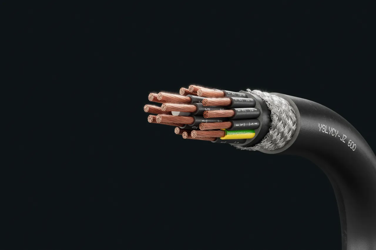 Kabelbild - YSLYCY-JZ oder -OZ 600