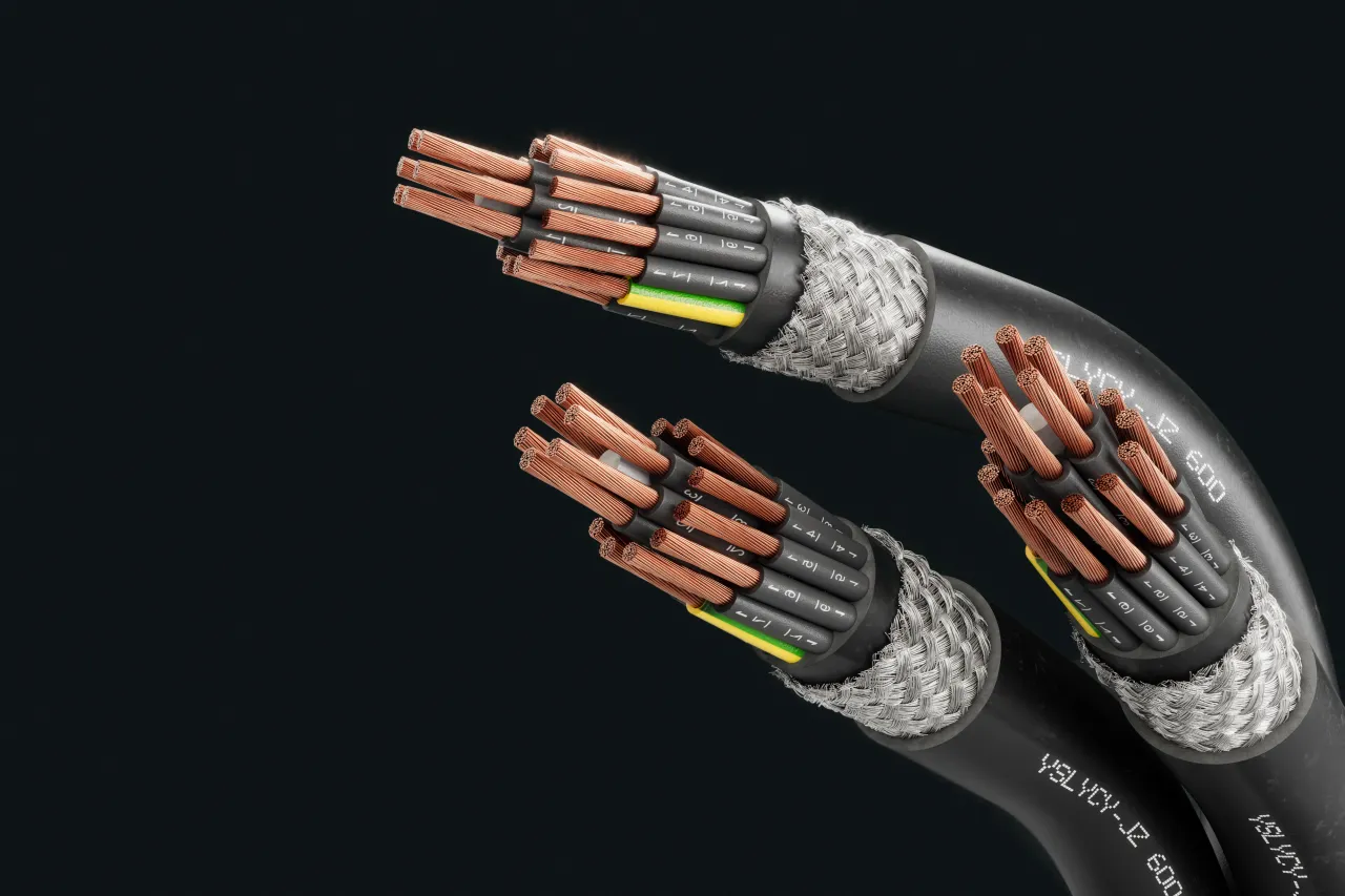 Kabelbild - YSLYCY-JZ oder -OZ 600