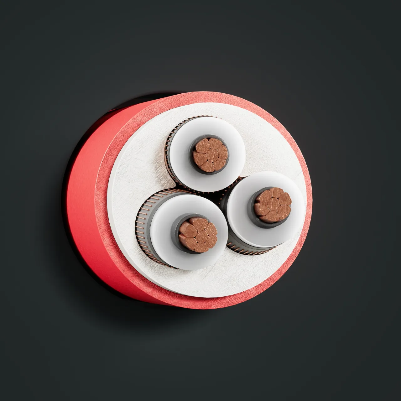 Kabelbild - N2XSEY 6/10 kV