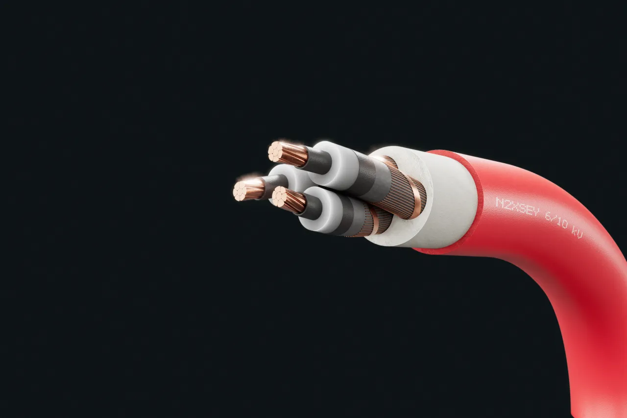 Kabelbild - N2XSEY 6/10 kV