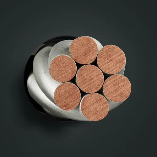 Cu rope, RMn, tinned, hard, VDE