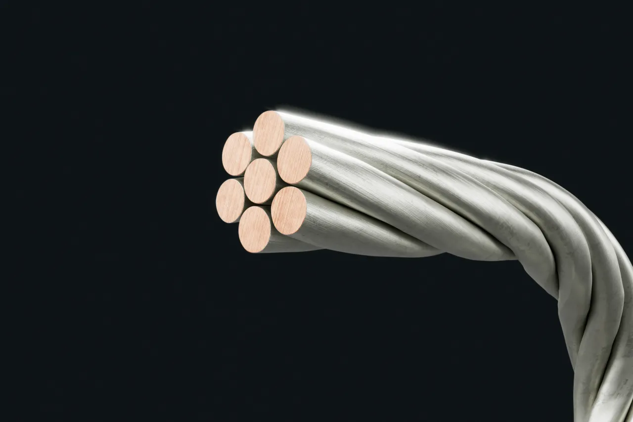 Cable image - Cu rope, RMn, tinned, hard, VDE