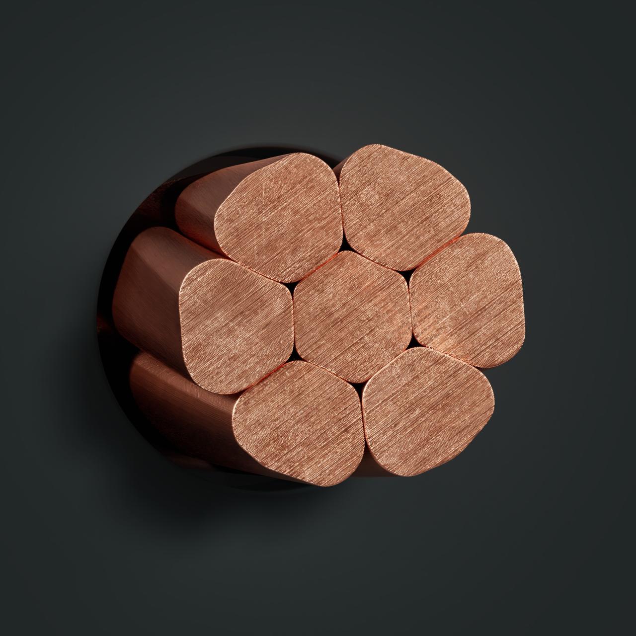 Kabel: Cu Leiterseile, RMk, weich, IEC: Querschnitt