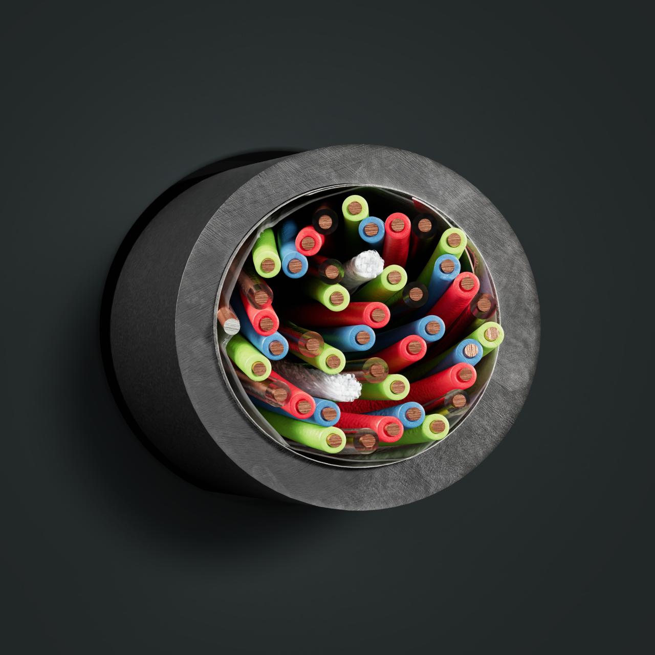 Kabel: F-2YA2Y: Querschnitt