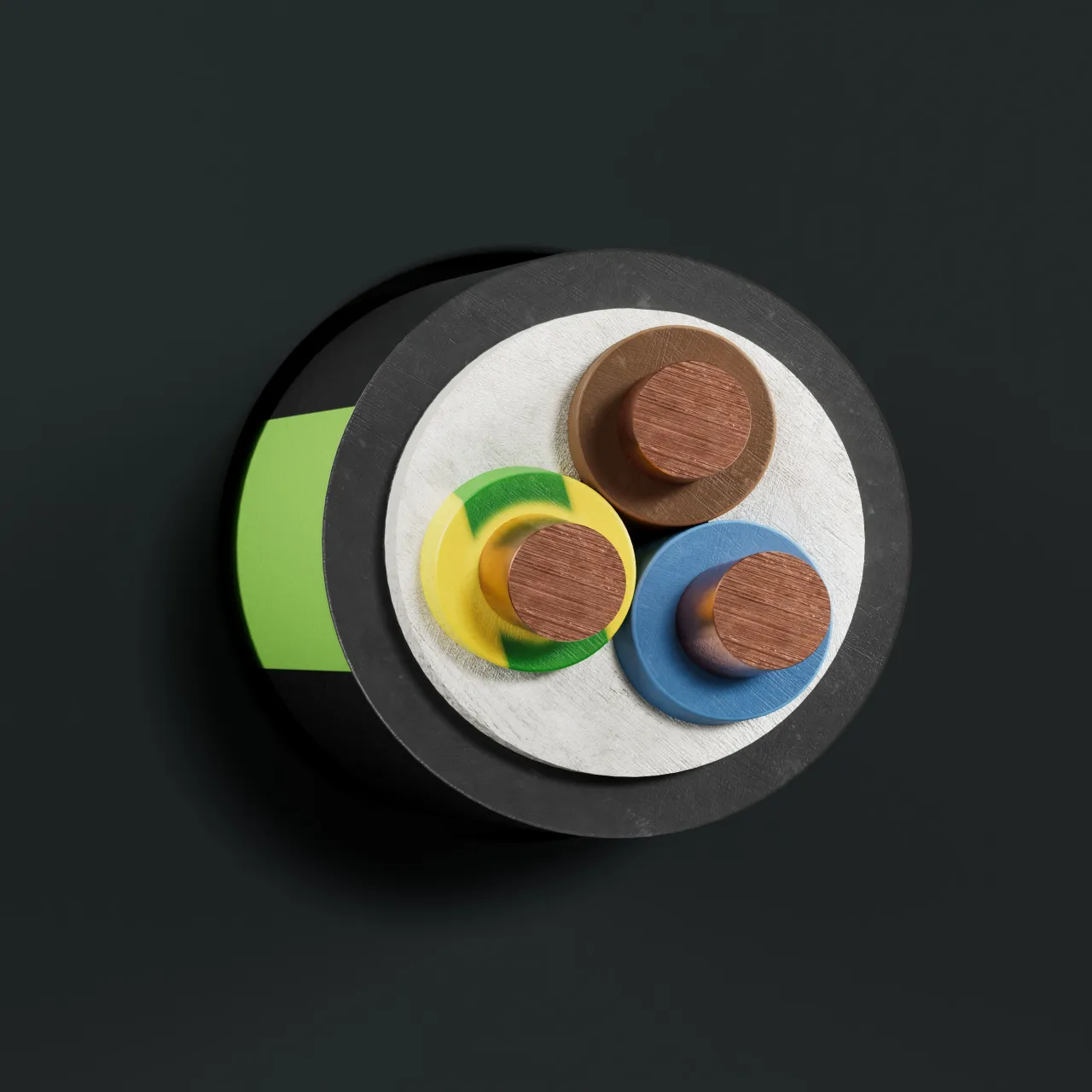 Cable: CYKY: cross-section