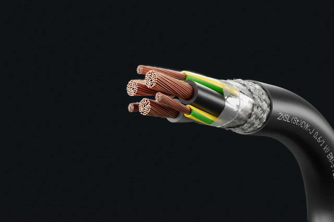 Cable image - 2XSL(St)CYK-J 0.6/1 kV EMV-3 PLUS