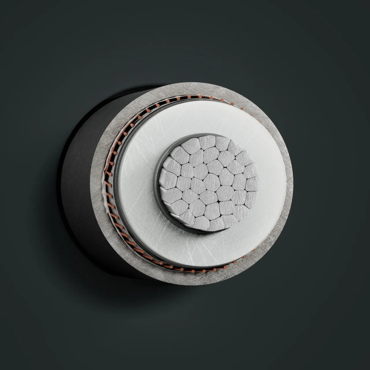 Kabelbild - NA2XS(F)2Yv 12/20 kV