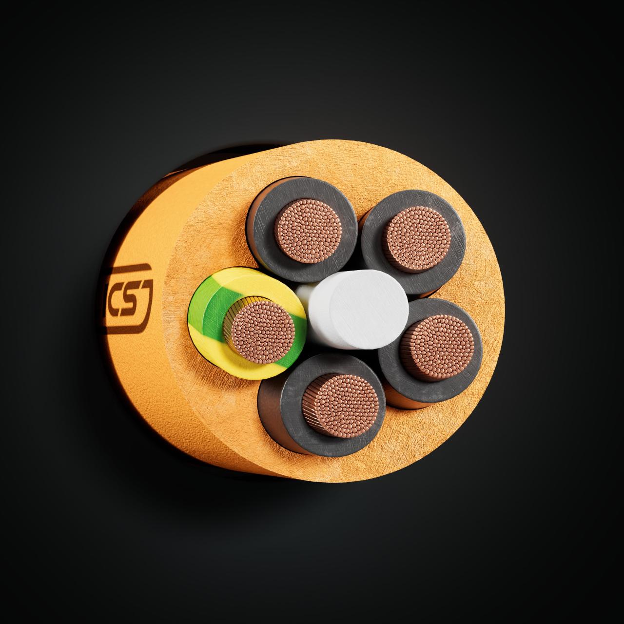 Kabel: FLEXICS® SPIRAL 911: Querschnitt