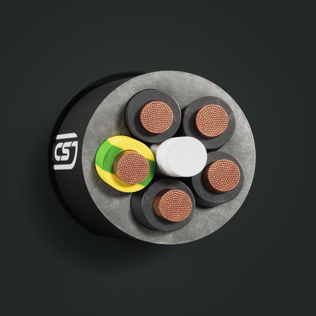 Kabel: FLEXICS® SPIRAL 1211: Querschnitt