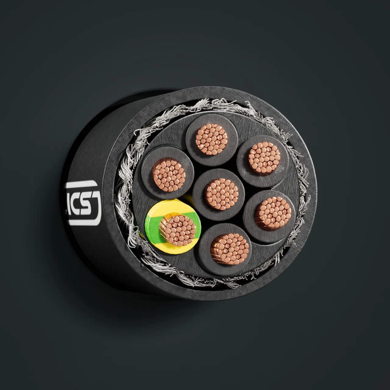 Cable image - YSLYCY-JZ or -OZ 0.6/1 kV