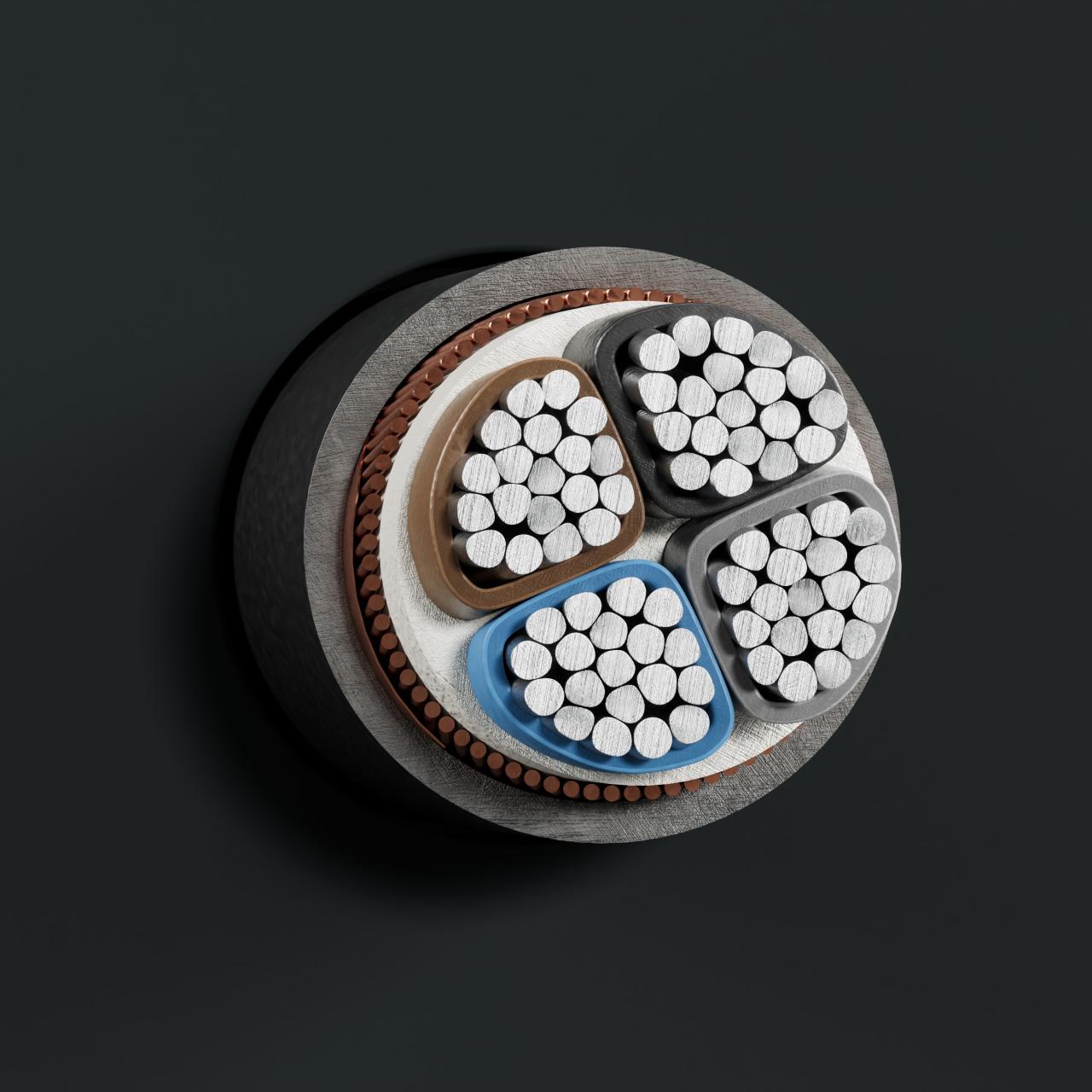 Kabel: NAYCWY: Querschnitt