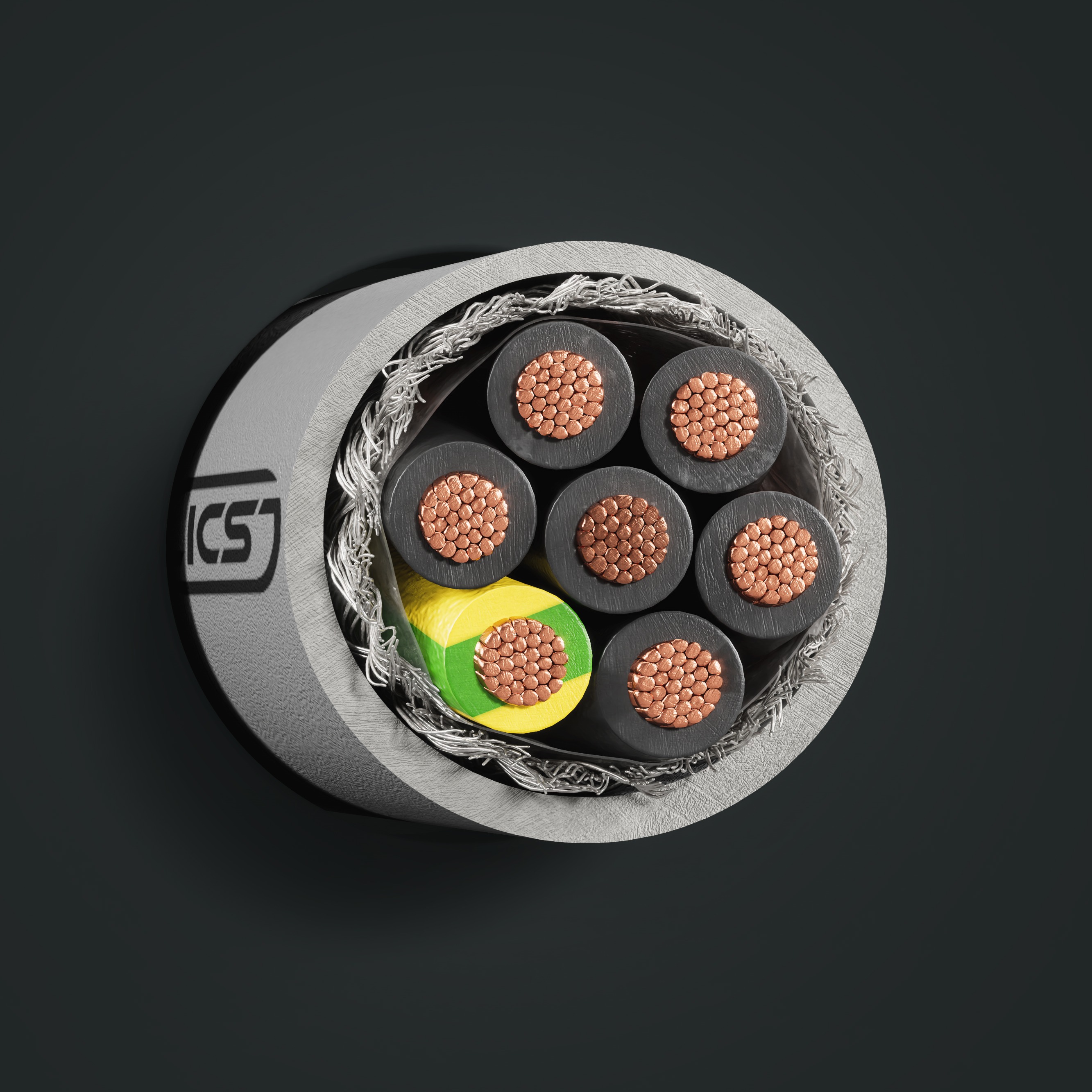 Kabel: YSLCY: Querschnitt