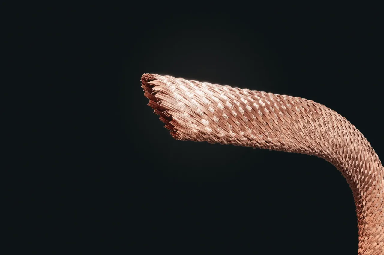 Cable image - Copper wire braidings, flat
