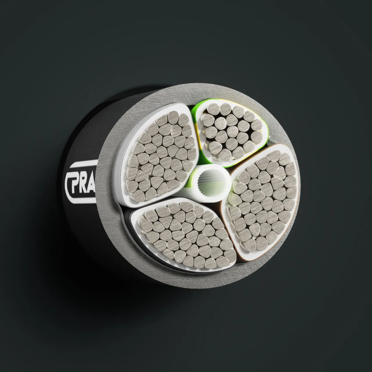 Cable: 1-AYKY-OT: cross-section