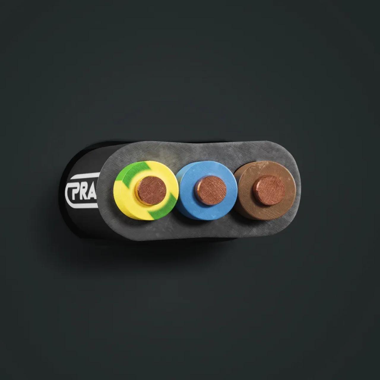 Kabel: CYKYLo: Querschnitt