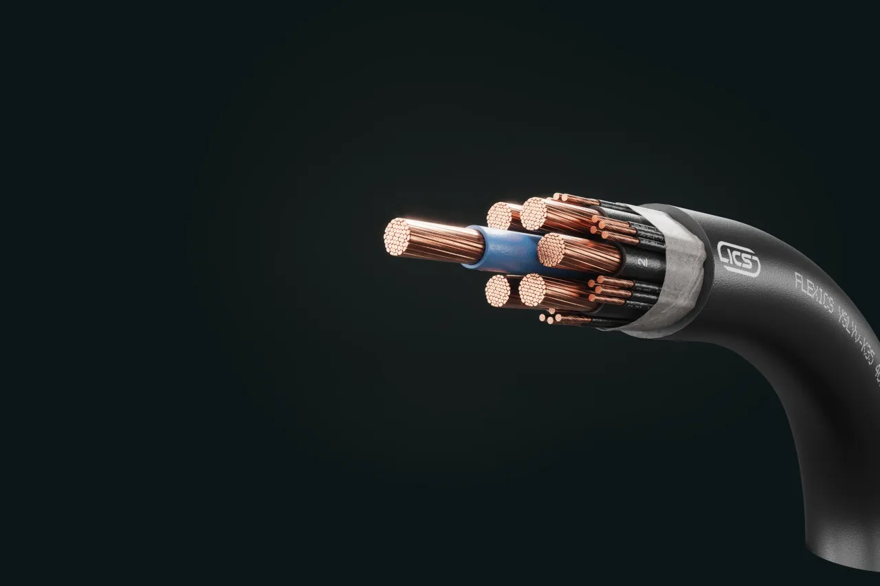 Cable image - FLEXICS® YSLYv-K35 400Hz 7x35+6x(4x1)
