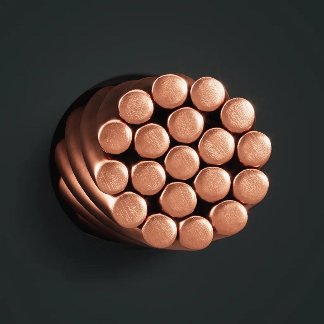 Kabel: Cu-Leiterseile, RMn, hart, BS: Querschnitt