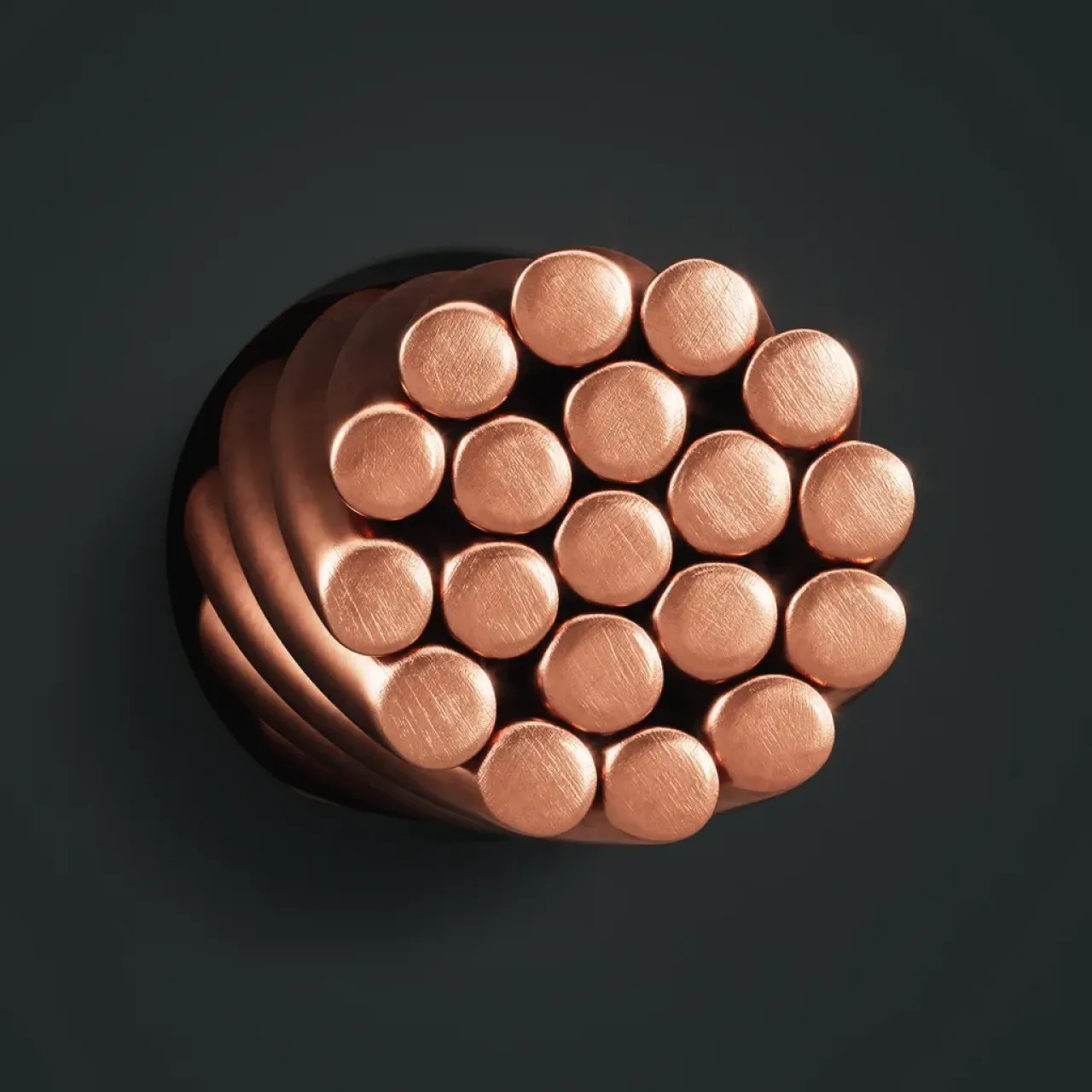 Cable: Cu rope, RMn, hard, BS: cross-section