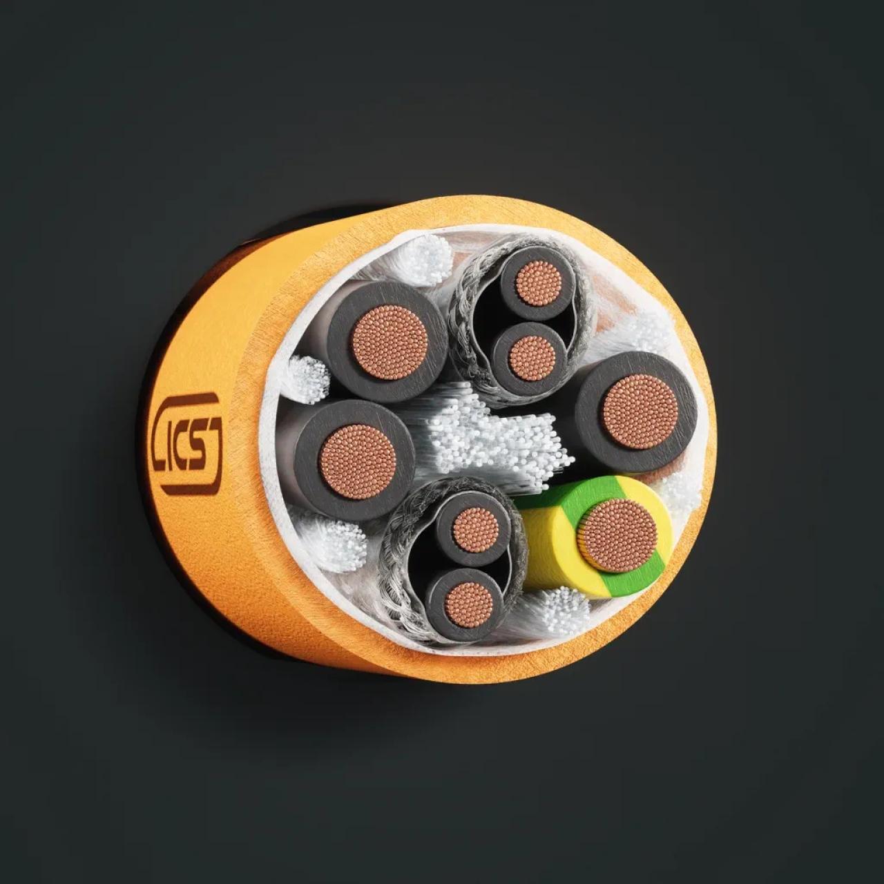 Kabel: FLEXICS® CHAIN SERVO 911 UL/c(UL): Querschnitt