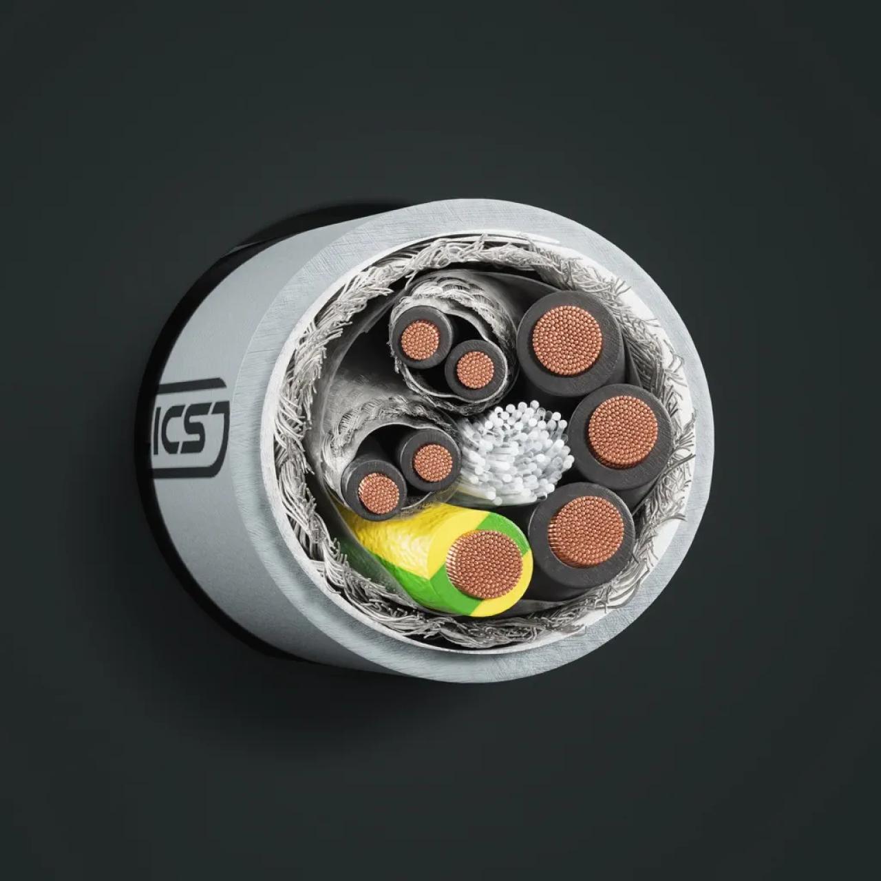 Kabel: FLEXICS® SERVO C UL/c(UL): Querschnitt