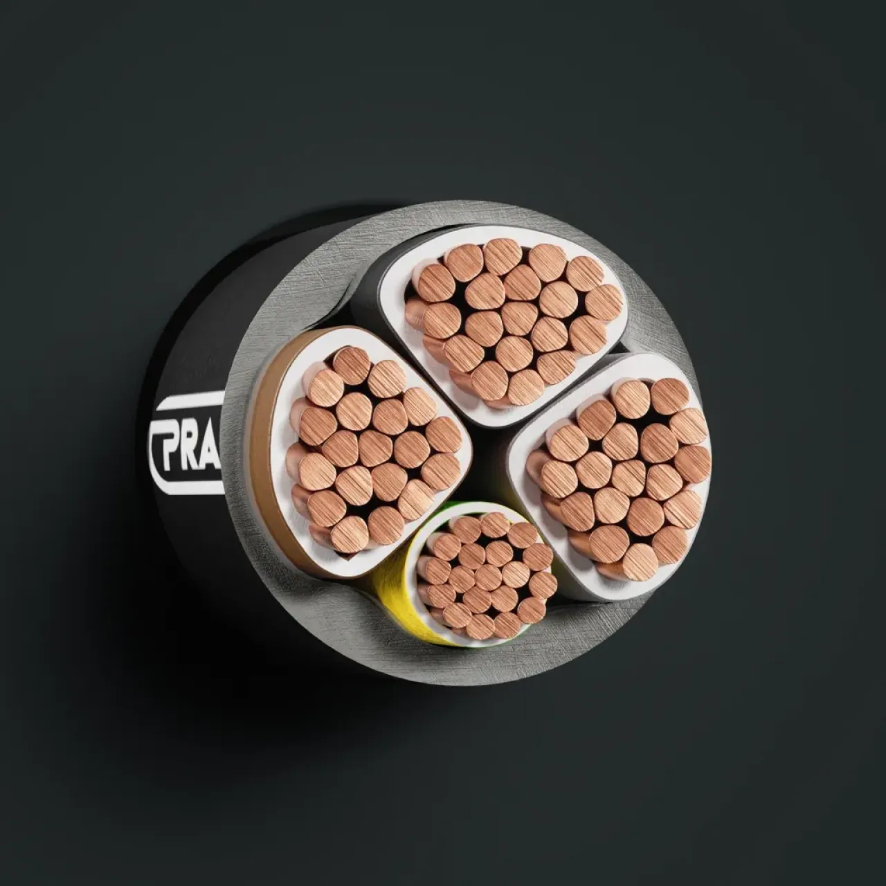 Cable: 1-CYKY: cross-section