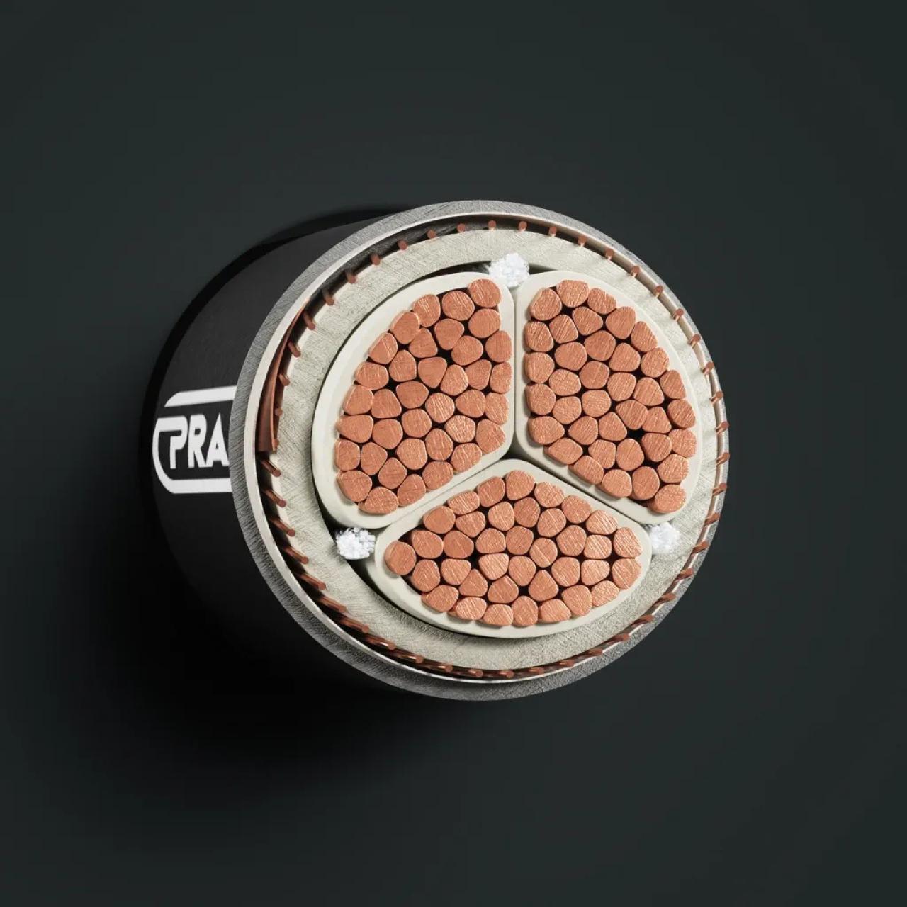 Kabel: 6-CYKCY: Querschnitt