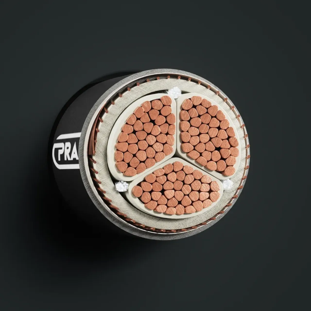 Cable: 6-CYKCY: cross-section