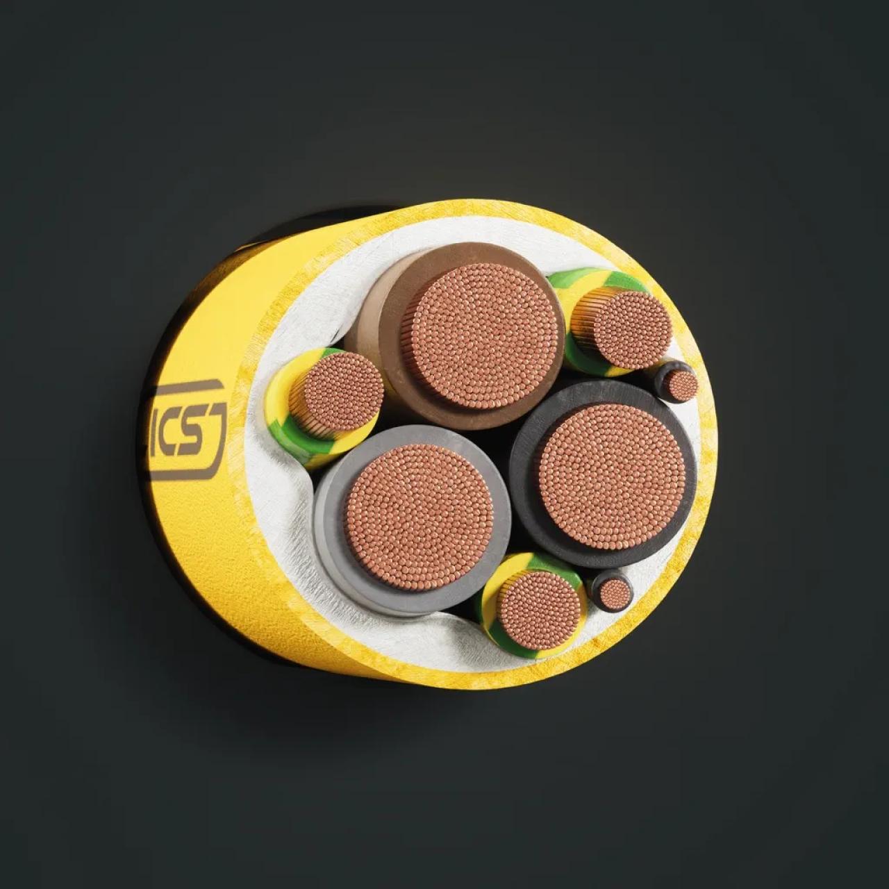 Kabel: FLEXICS® DRUM 9111: Querschnitt