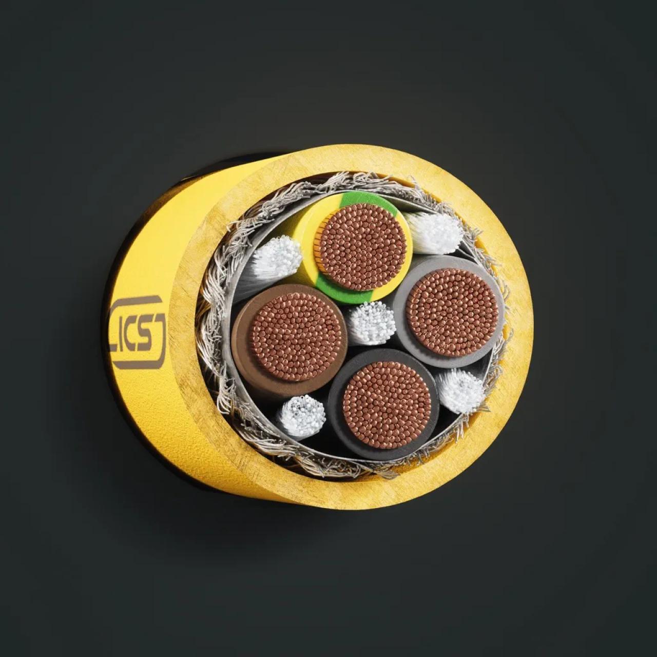 Kabel: FLEXICS® S1BC4Q-F: Querschnitt