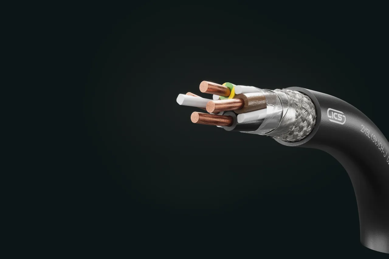 Cable image - 2XSL(St)CH-J 0.6/1 kV EMV