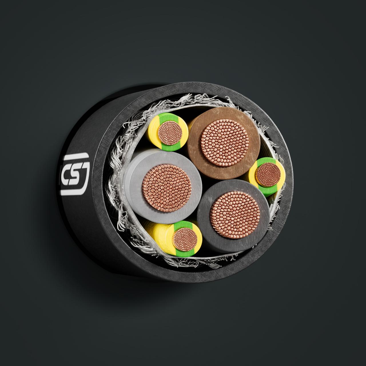 Kabel: 2XSL(St)CYK-J 0.6/1 kV EMV-3 PLUS: Querschnitt