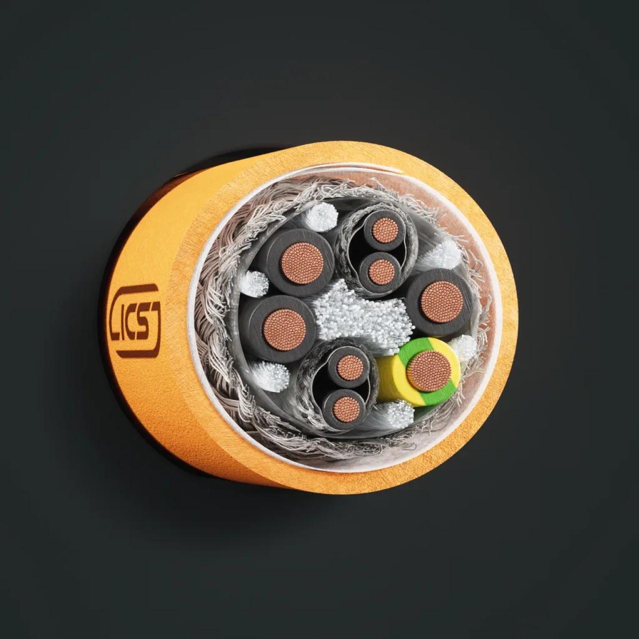 Kabel: FLEXICS® CHAIN SERVO 911C: Querschnitt